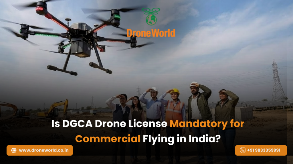 Is DGCA Drone License Mandatory for Commercial Flying in India?