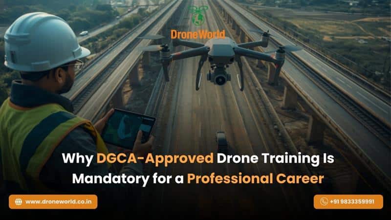 Why DGCA-Approved Drone Training Is Mandatory for a Professional Career