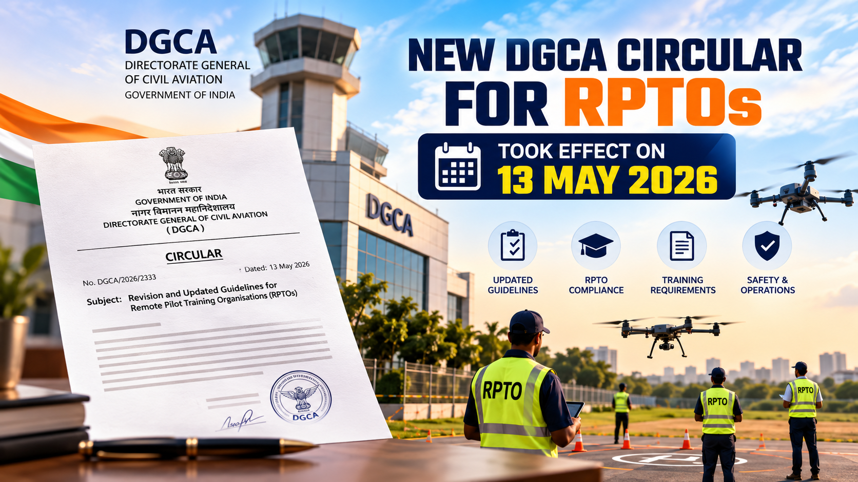 New DGCA Circular for RPTOs Took Effect on 13 May 2026