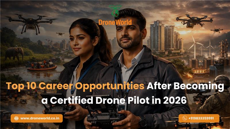 Top 10 Career Opportunities After Becoming a Certified Drone Pilot in 2026