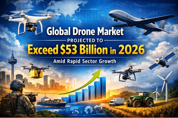 Global Drone Market Projected to Exceed $53 Billion in 2026 Amid Rapid Sector Growth